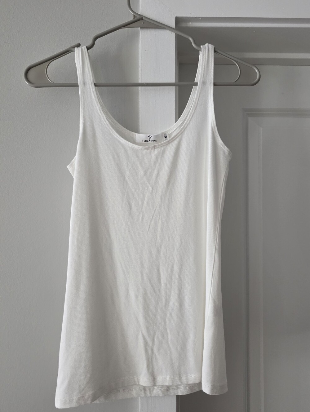 White Basic Tank Top Made In Thailand S